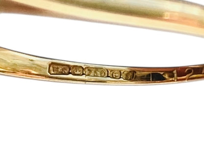 Vintage 18ct Gold Sapphire & Diamond Ring