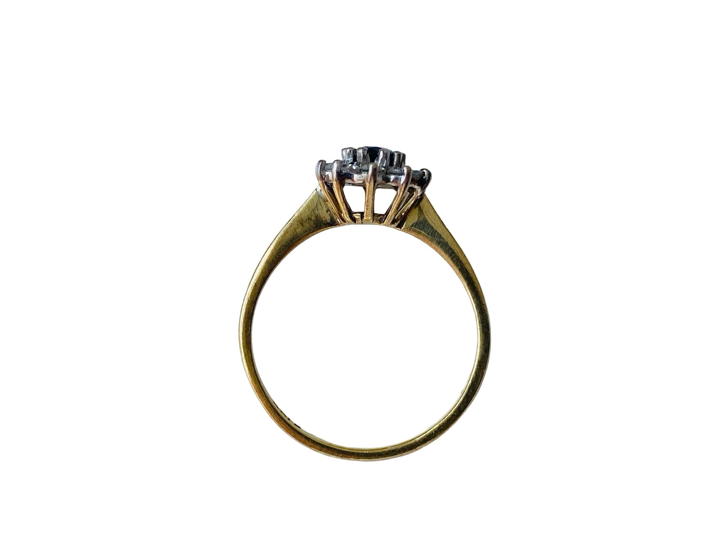 Vintage 18ct Gold Sapphire & Diamond Ring