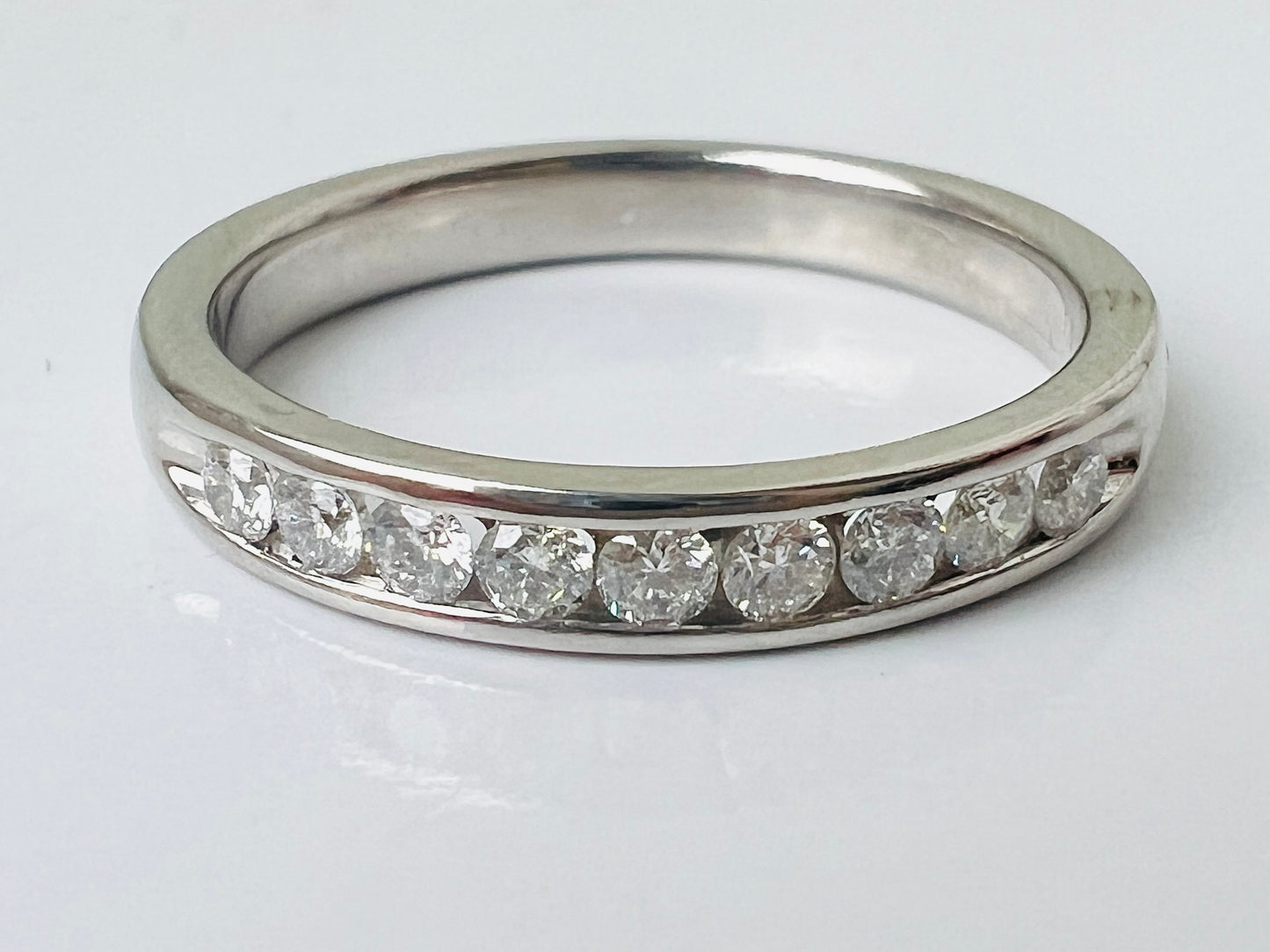 9ct Gold Nine-Stone Diamond Ring