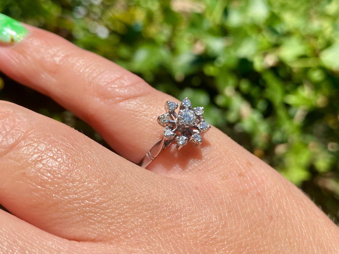 Vintage 18ct Gold Diamond Ring
