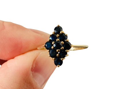 9ct Gold Sapphire Ring