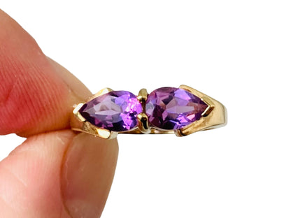 9ct Gold Amethyst Ring