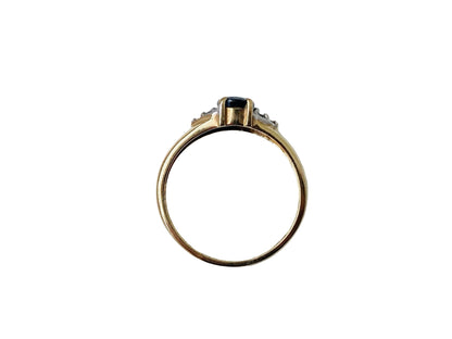 9ct Gold Sapphire & Diamond Ring