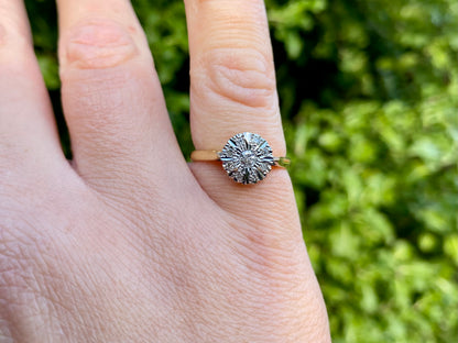 Vintage 18ct Gold Diamond Ring