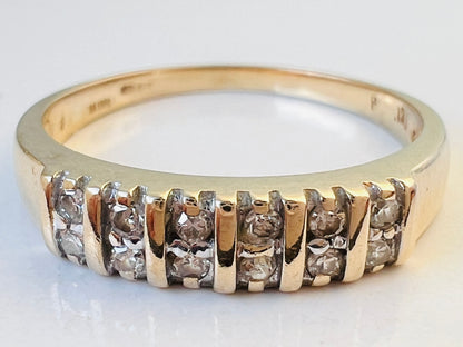 9ct Gold Diamond Ring