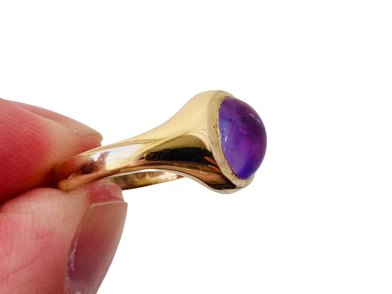 Vintage 9ct Gold Amethyst Ring