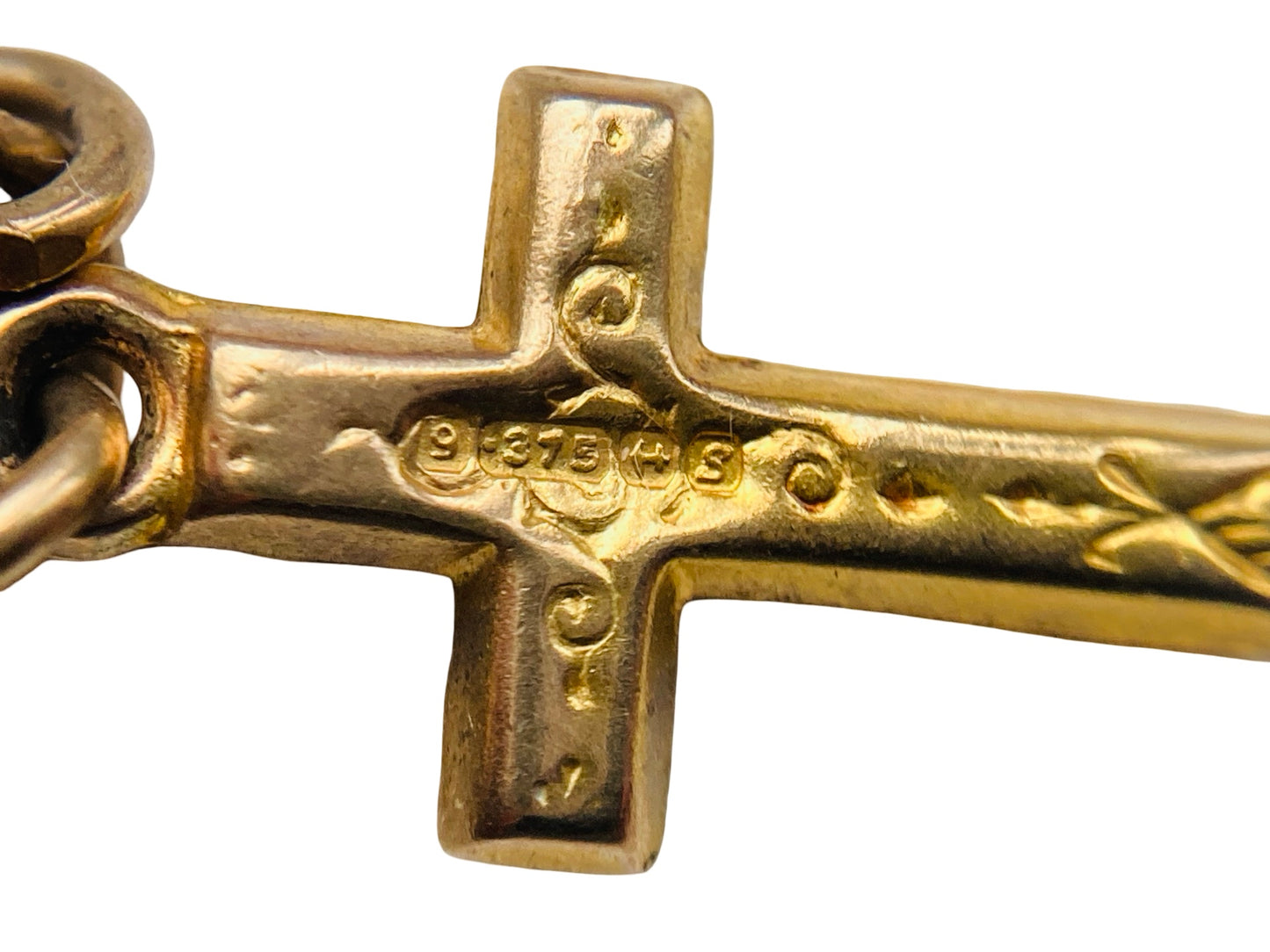 Vintage 9ct Gold Faith, Hope & Charity Pendant or Charm