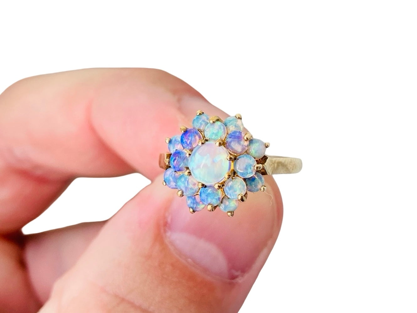 Vintage 9ct Gold Opal Ring
