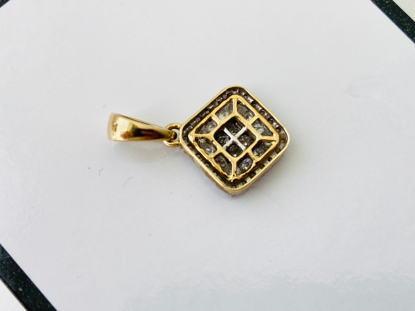 9ct Gold Diamond Pendant