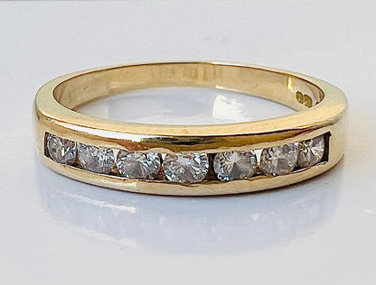 18ct Gold Seven-Stone Diamond Ring