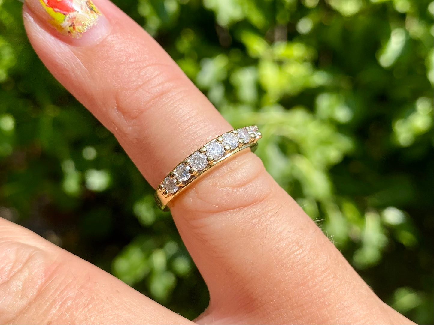 18ct Gold Seven-Stone 0.50ct Diamond Ring
