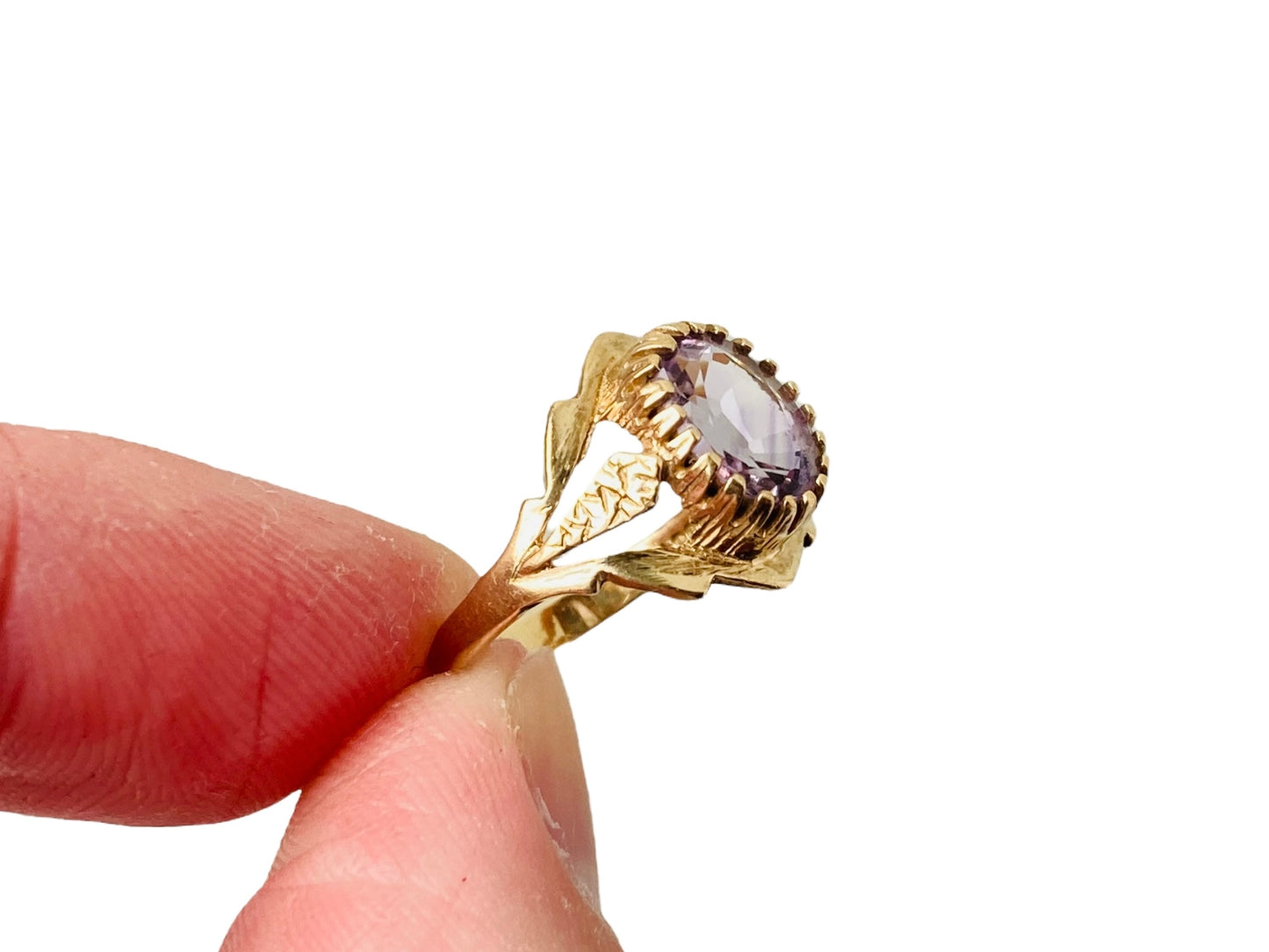 Vintage 9ct Gold Amethyst Ring