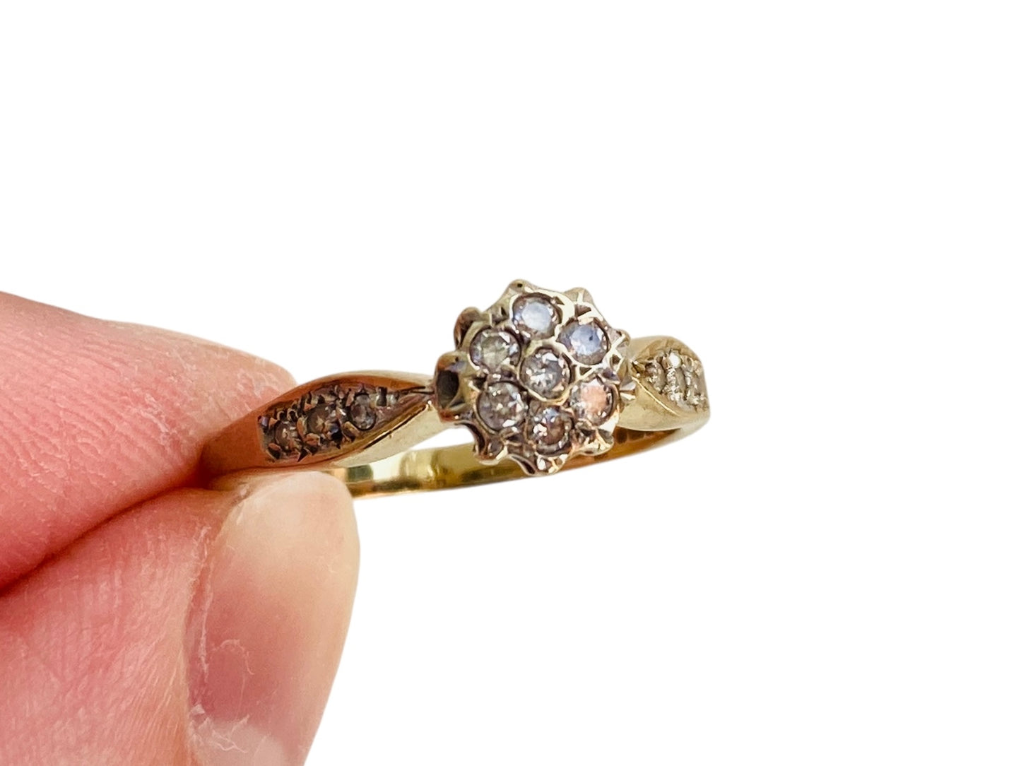 9ct Gold Diamond Ring