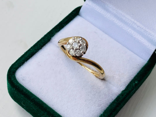 9ct Gold Diamond Ring