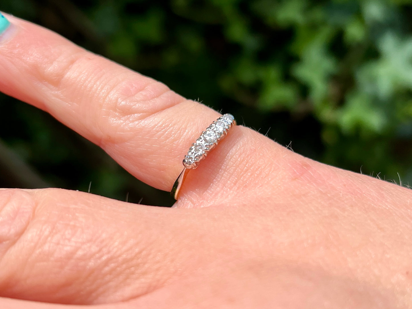 Antique 18ct Gold Diamond Ring
