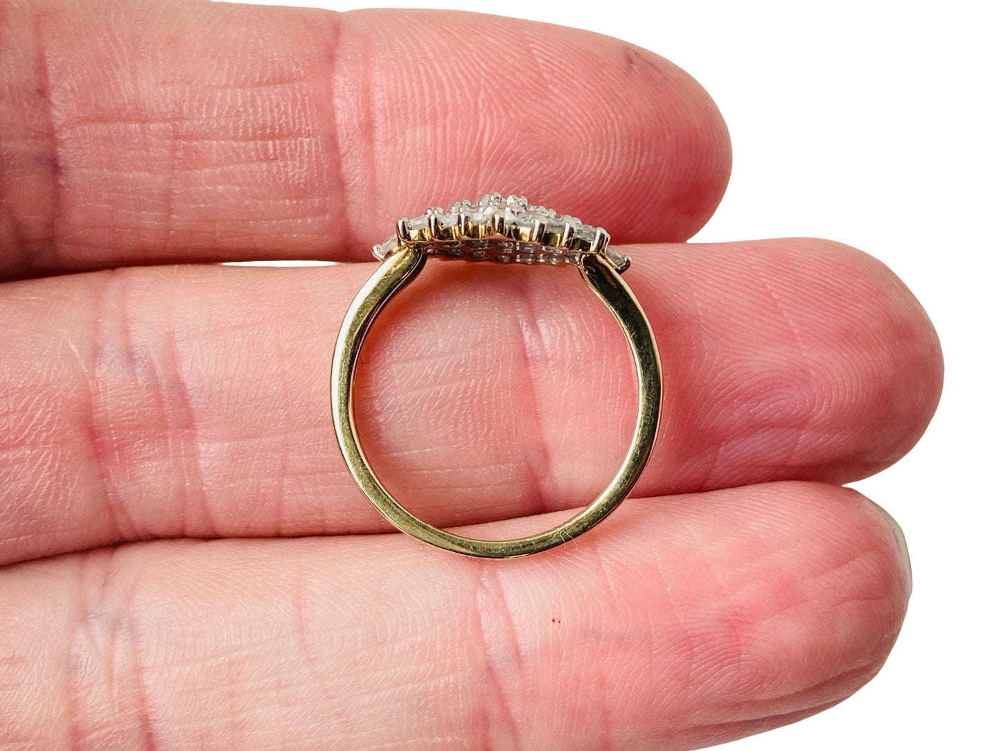 9ct Gold Diamond Ring