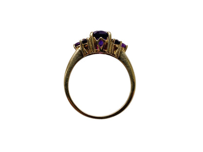 9ct Gold Amethyst Ring