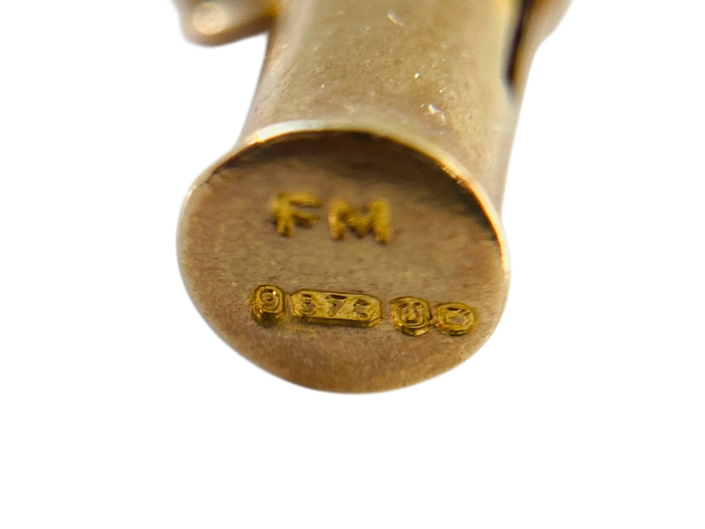 Vintage 9ct Gold Lip Stick Pendant or Charm