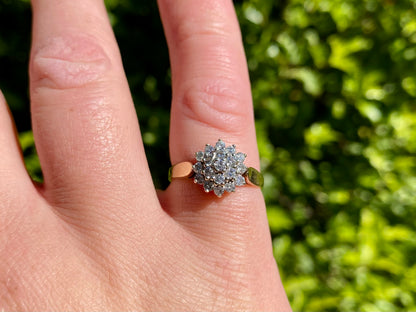 Vintage 9ct Gold Diamond Ring