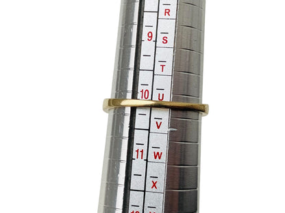 9ct Gold Diamond Wishbone Ring