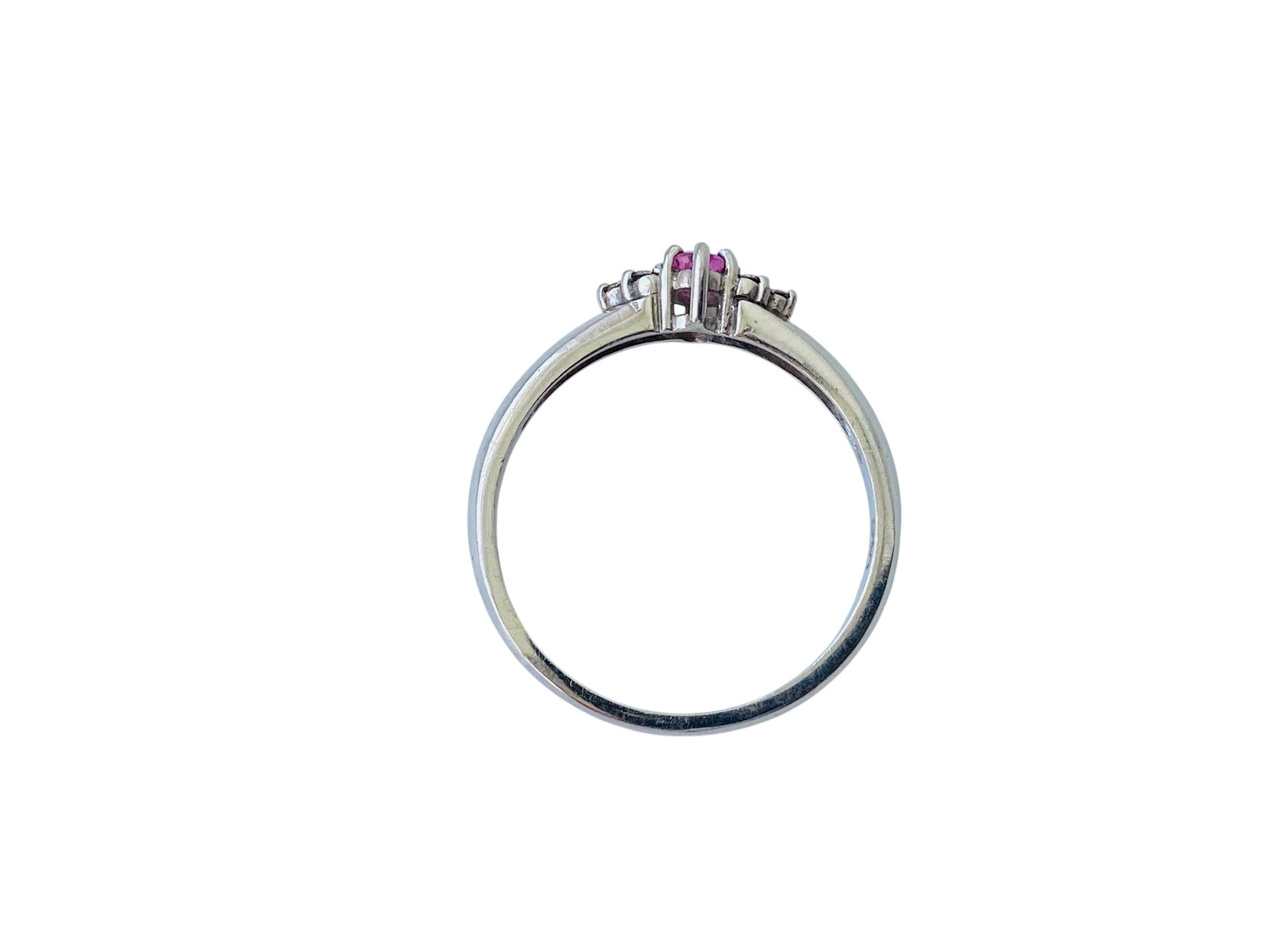 9ct Gold Pink Sapphire & Diamond Ring