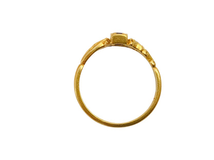 Vintage 18ct Gold Sapphire & Diamond Ring