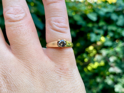 9ct Gold Chocolate Diamond Ring