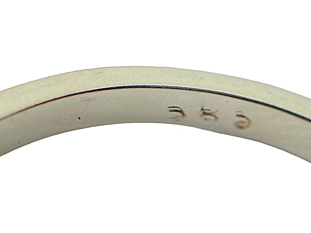 14ct Gold Sapphire Wishbone Ring