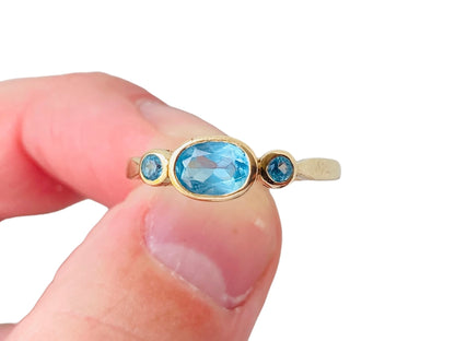 9ct Gold Topaz Ring
