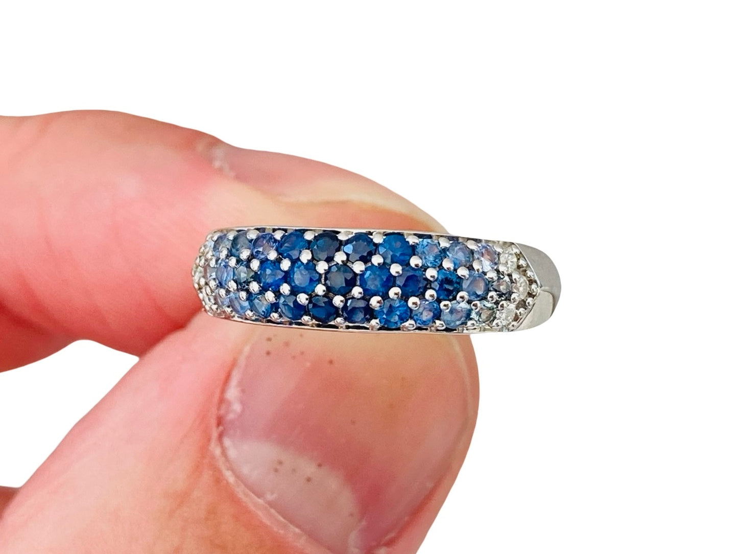 9ct Gold Sapphire & Diamond Ring