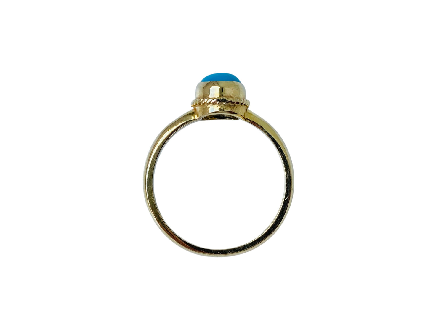 9ct Gold Turquoise Ring