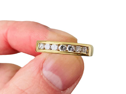 18ct Gold Seven-Stone 0.50ct Diamond Ring