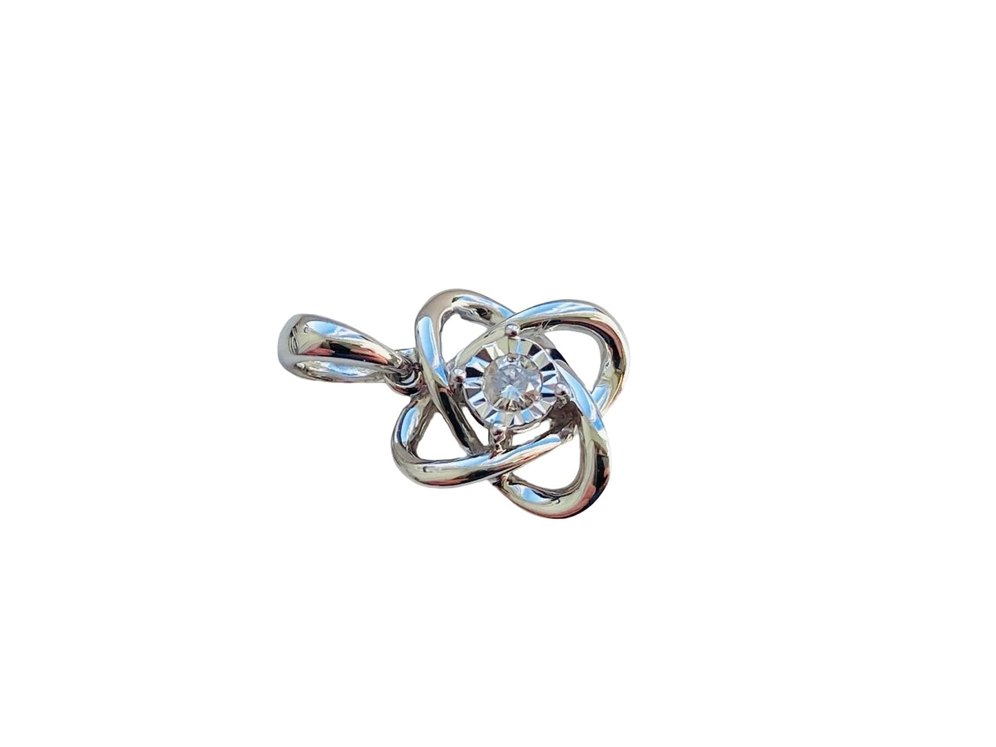 9ct Gold Diamond Pendant