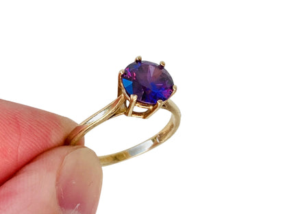 9ct Gold Amethyst Ring