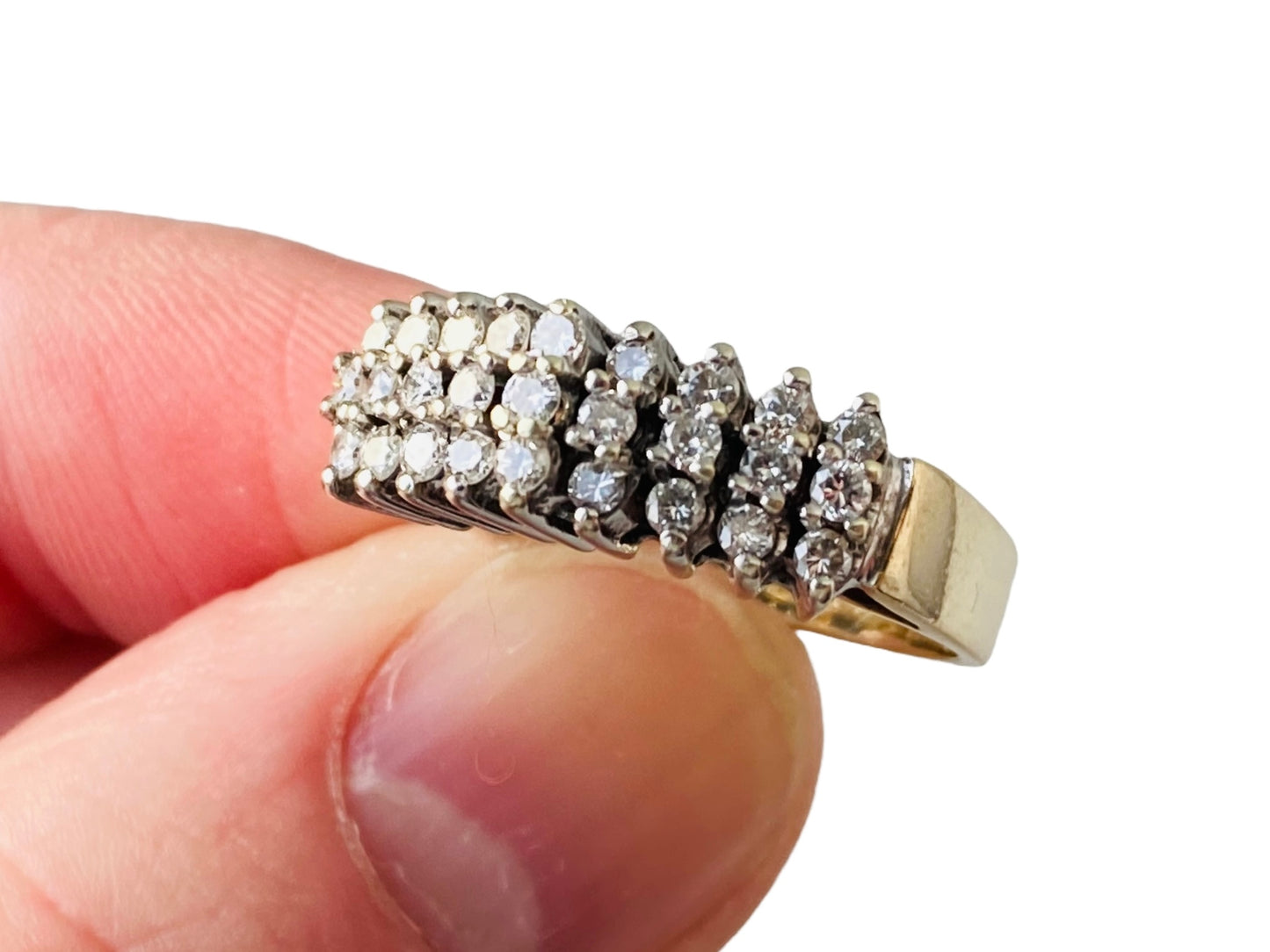 Vintage 9ct Gold Diamond Ring