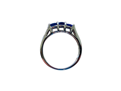 9ct Gold Tanzanite & Diamond Ring