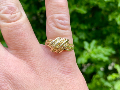 9ct Gold Yellow Sapphire Ring