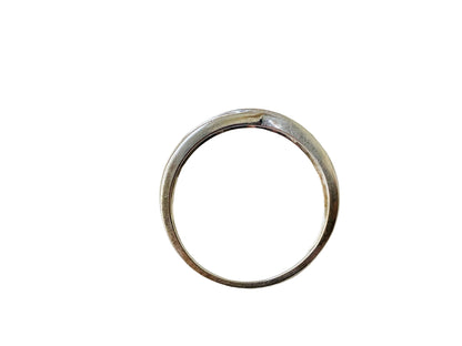 9ct Gold Diamond Crossover Ring