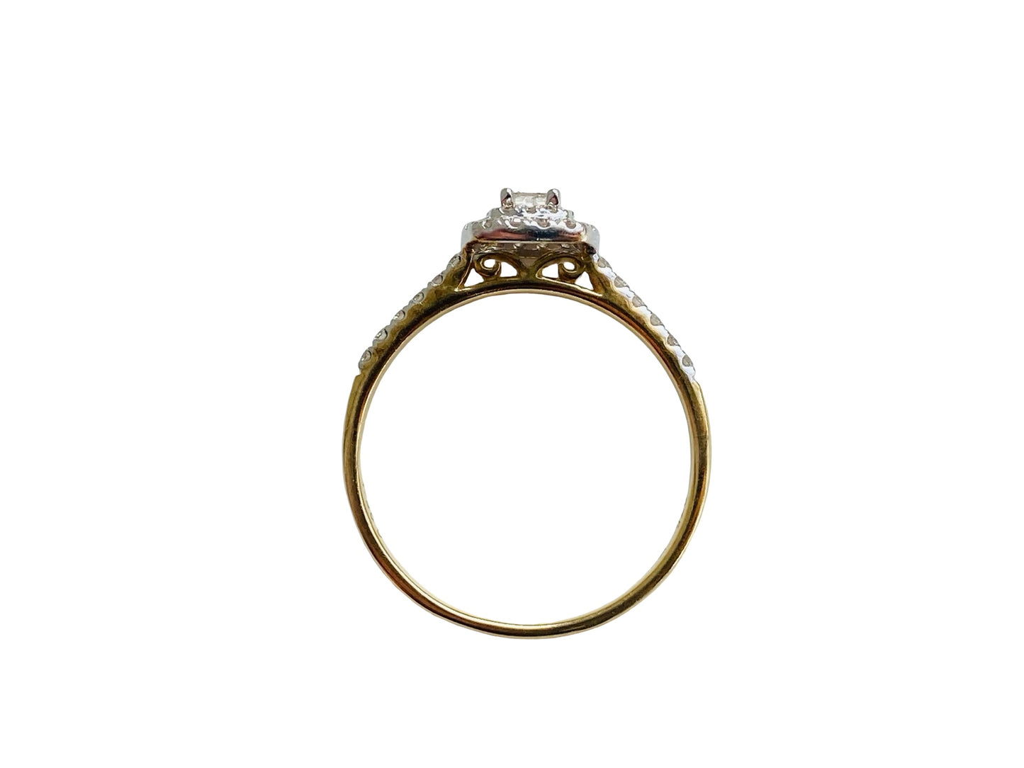 9ct Gold Diamond Ring