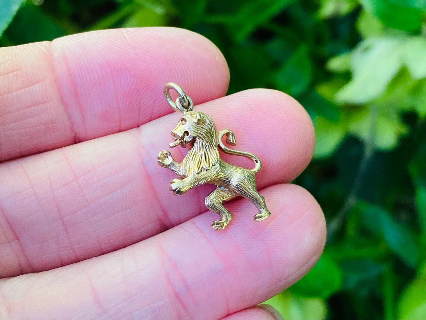 9ct Gold Lion Pendant