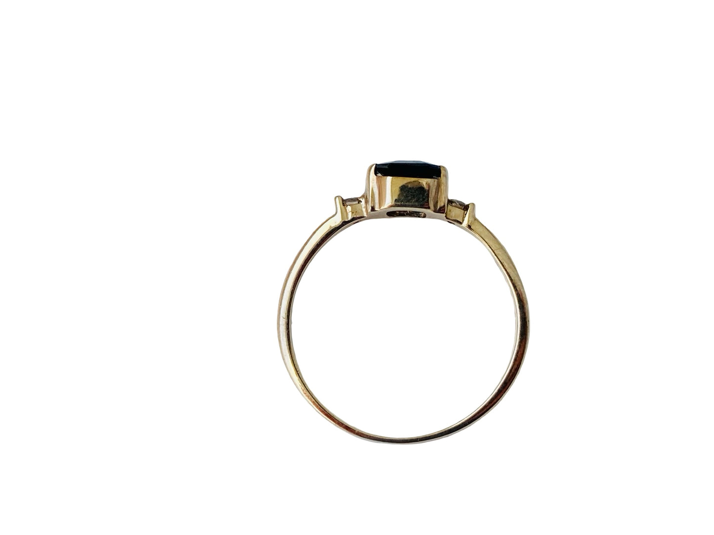 9ct Gold Sapphire & Diamond Ring
