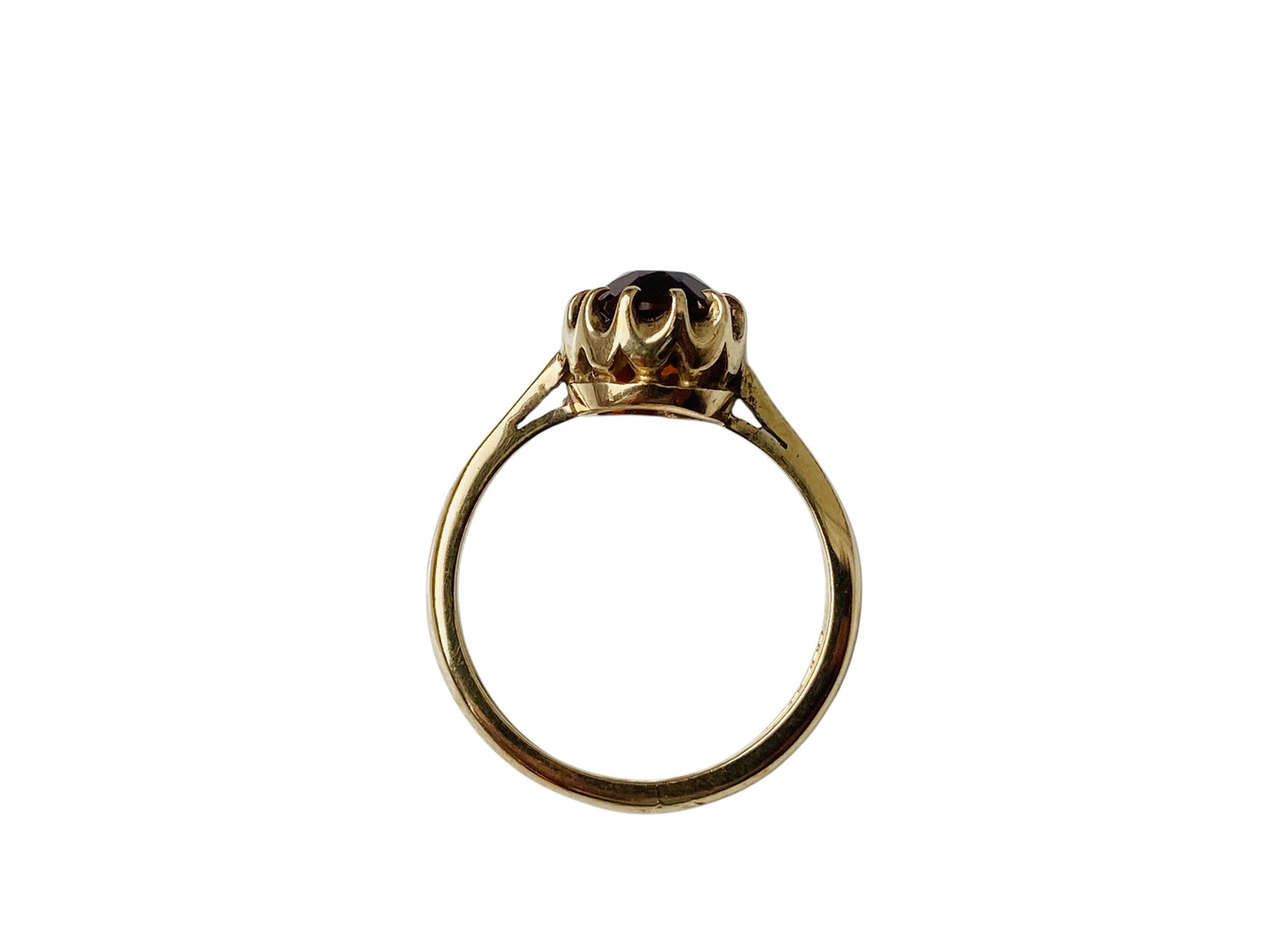9ct Gold Orange Citrine Ring