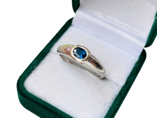 9ct Gold Sapphire Ring