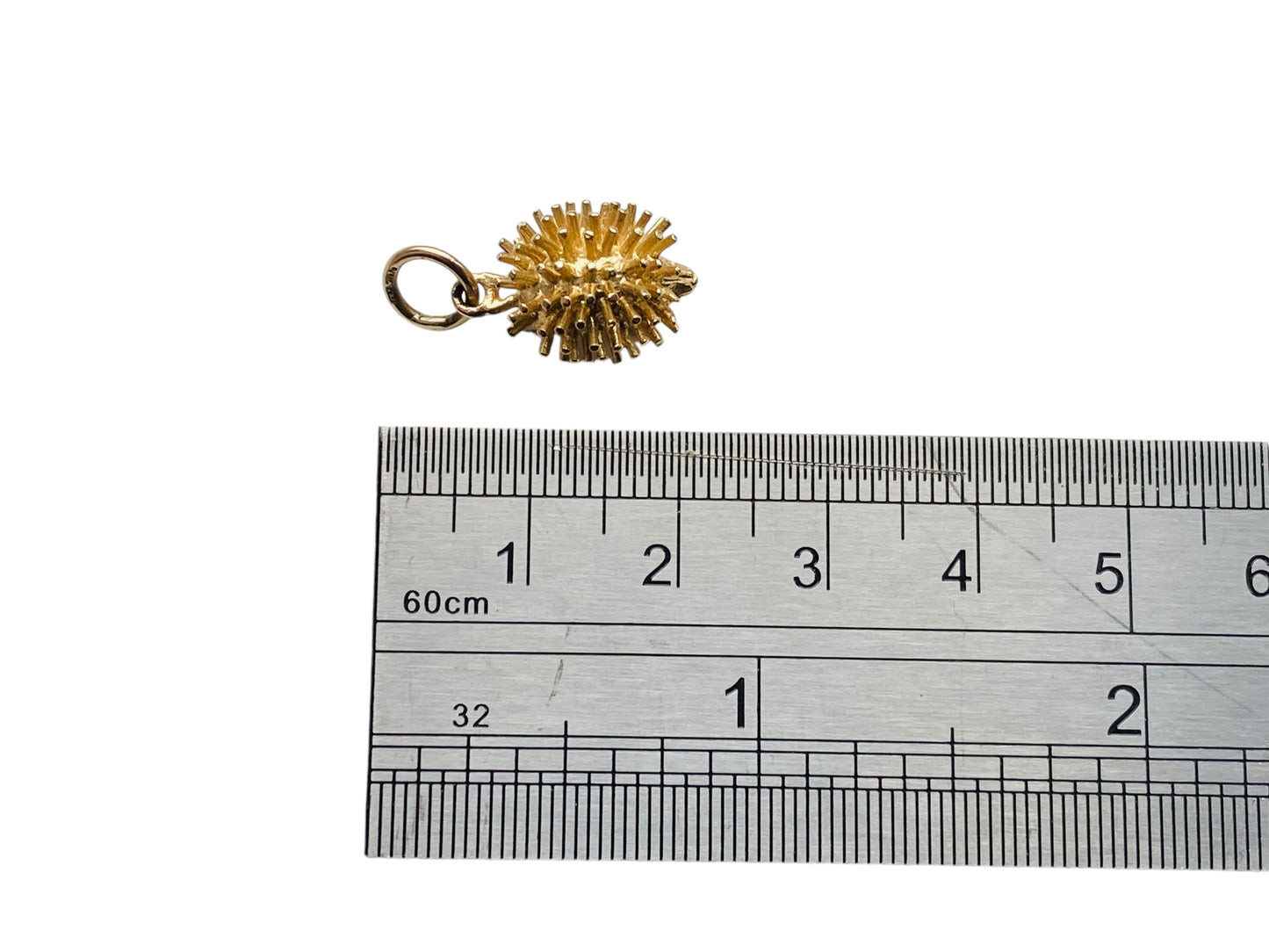 9ct Gold Hedgehog Pendant