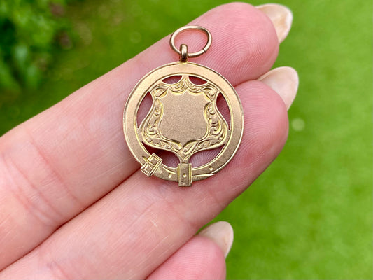 Antique 9ct Gold Fob Pendant