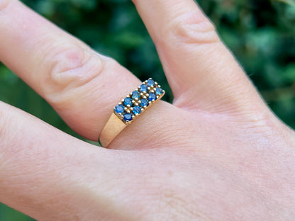 9ct Gold Sapphire Ring
