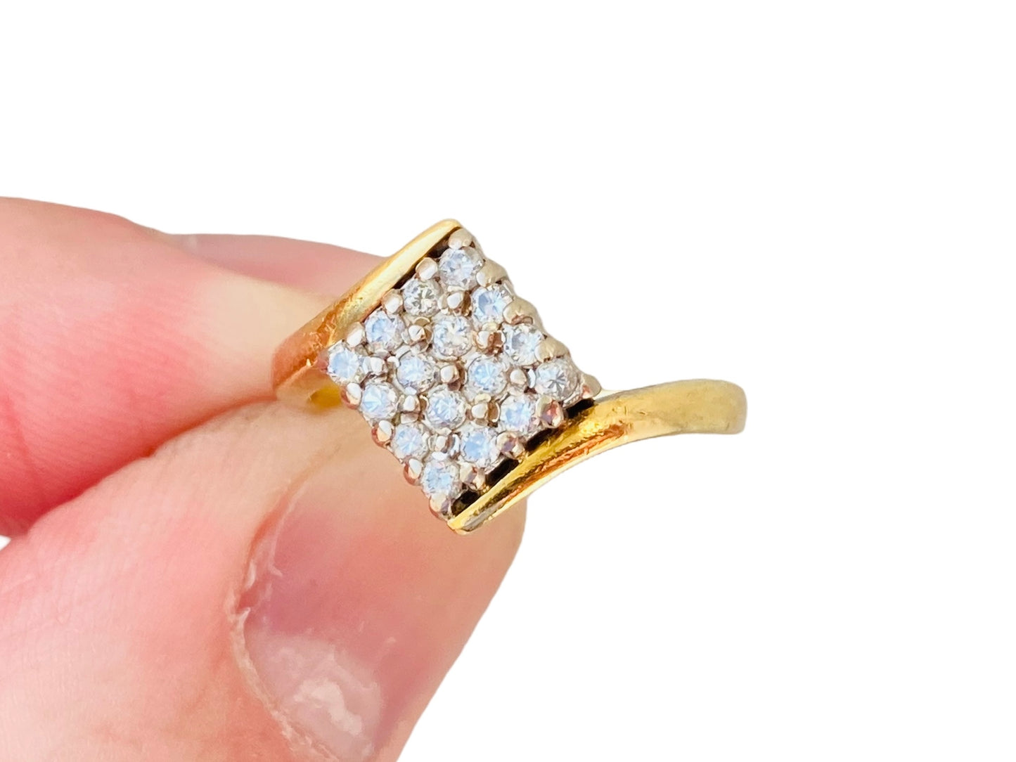 Vintage 18ct Gold Diamond Ring