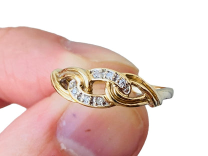9ct Gold Diamond Ring