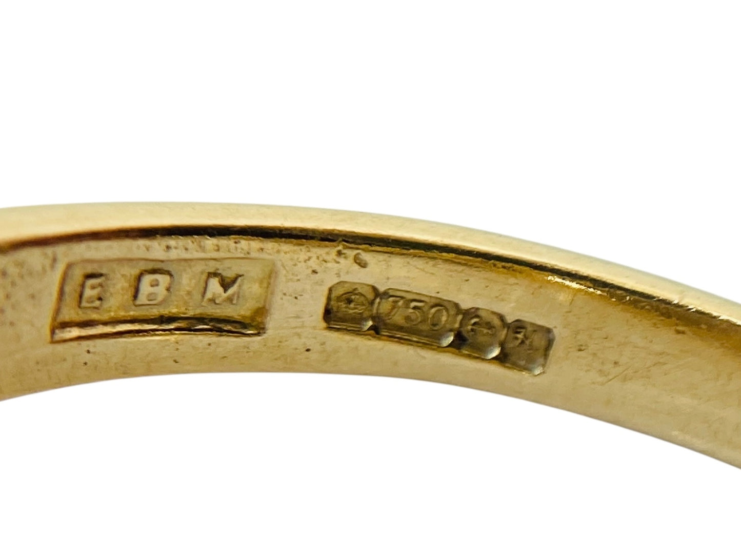 Vintage 18ct Gold Eight-Stone Diamond Ring