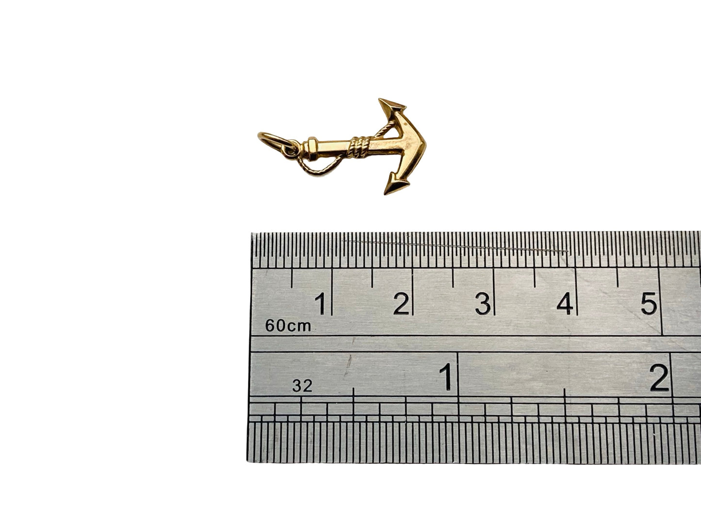 Vintage 9ct Gold Anchor Pendant